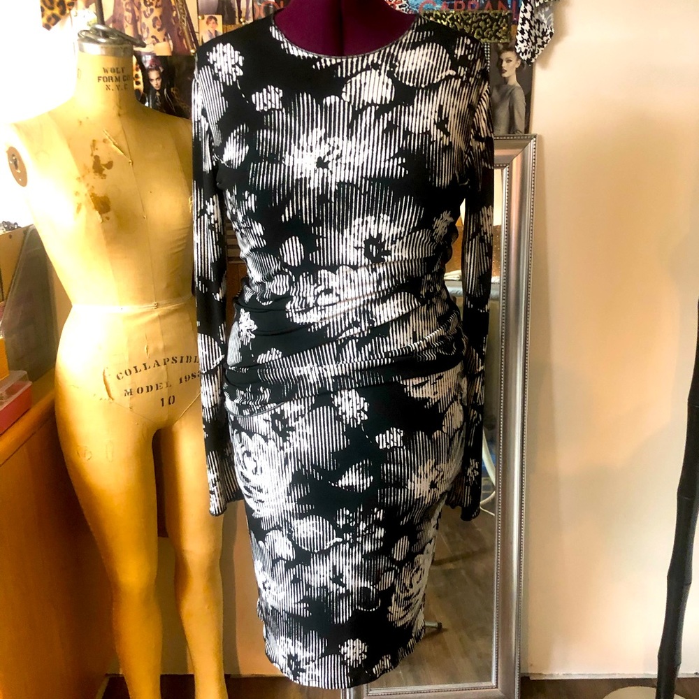 Custom handmade two piece Black and white set